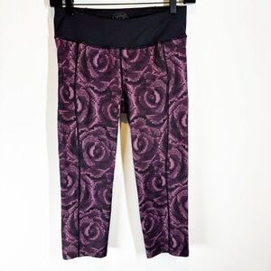 Betsey Johnson Purple Capri Leggings